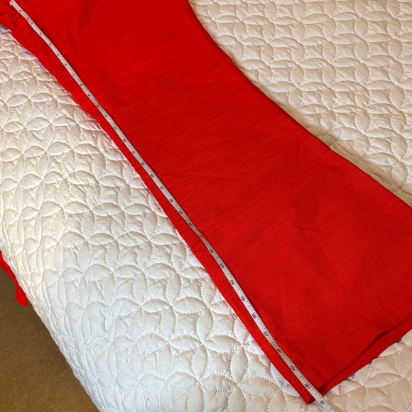 Willi Smith Poppy Red Boot Cut Pants Size 8 EUC - Picture 11 of 11